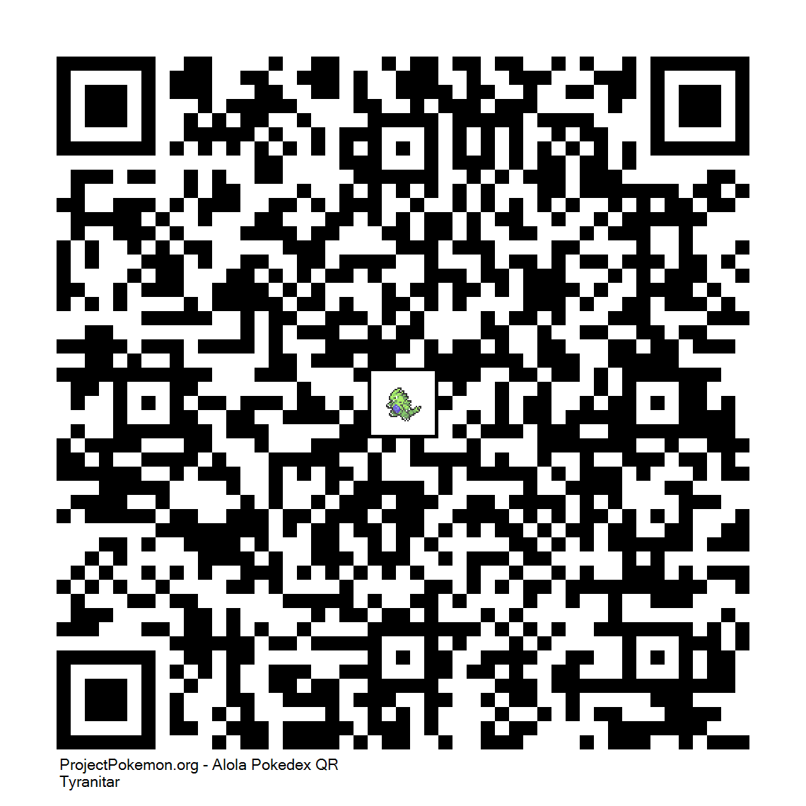 Cdigo QR de Tyranitar